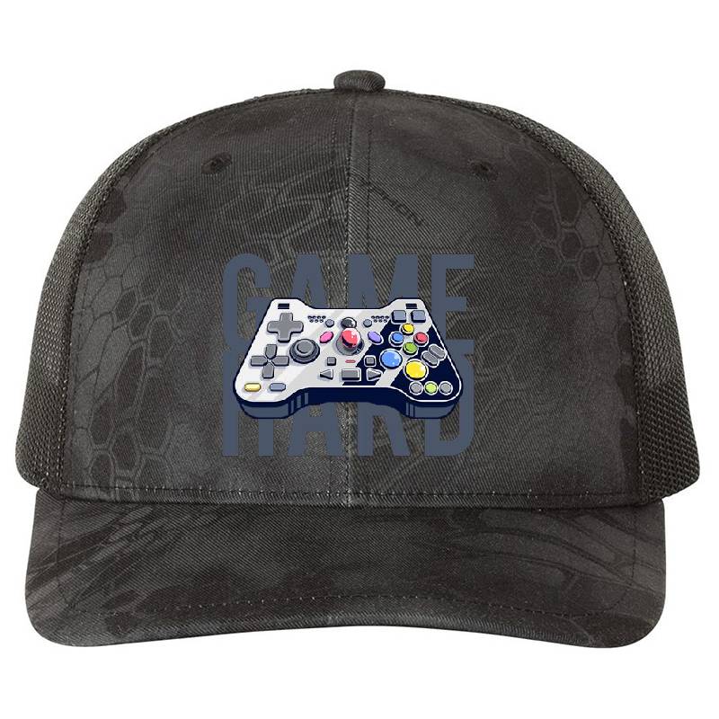 Game Hard Flexfit Baseball Caps