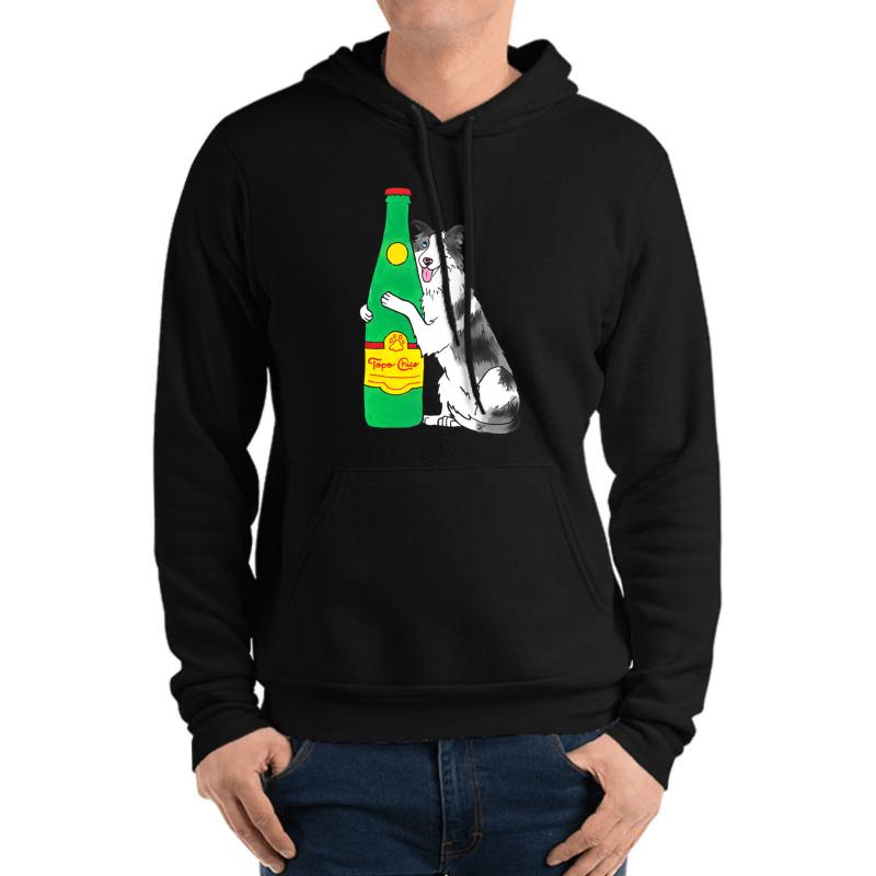 Topo Chico Pup Unisex Hooded Sweatshirt Men Black