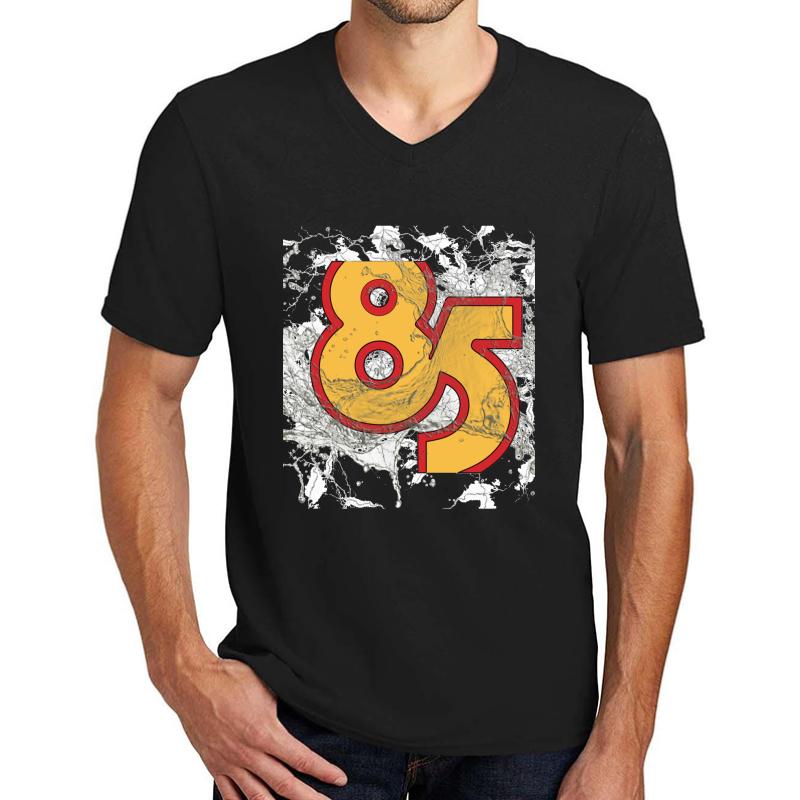 85 South Show Unisex V-Neck T-Shirt Men Black