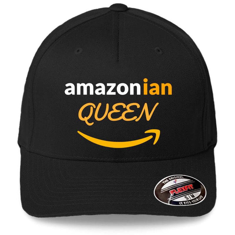 Amazonian Queen Smile Flexfit Baseball Cap  Black