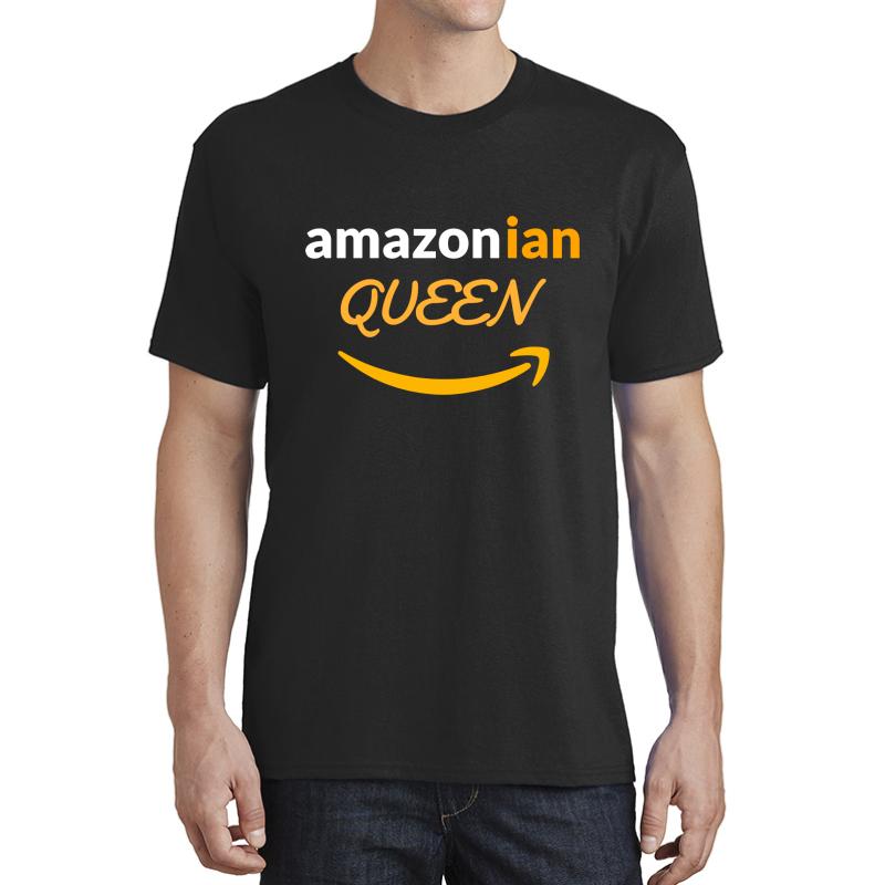 Amazonian Queen Smile Unisex T-Shirt Men Black