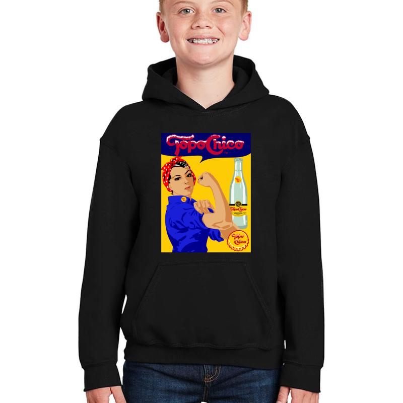 Topo Chico Youth Hooded Sweatshirt Boy Black