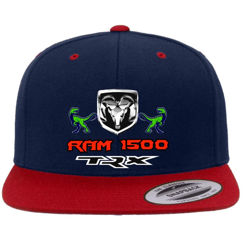 2021 Ram 1500 Trx Truck Premium Flat Bill Snapback Cap  Navy