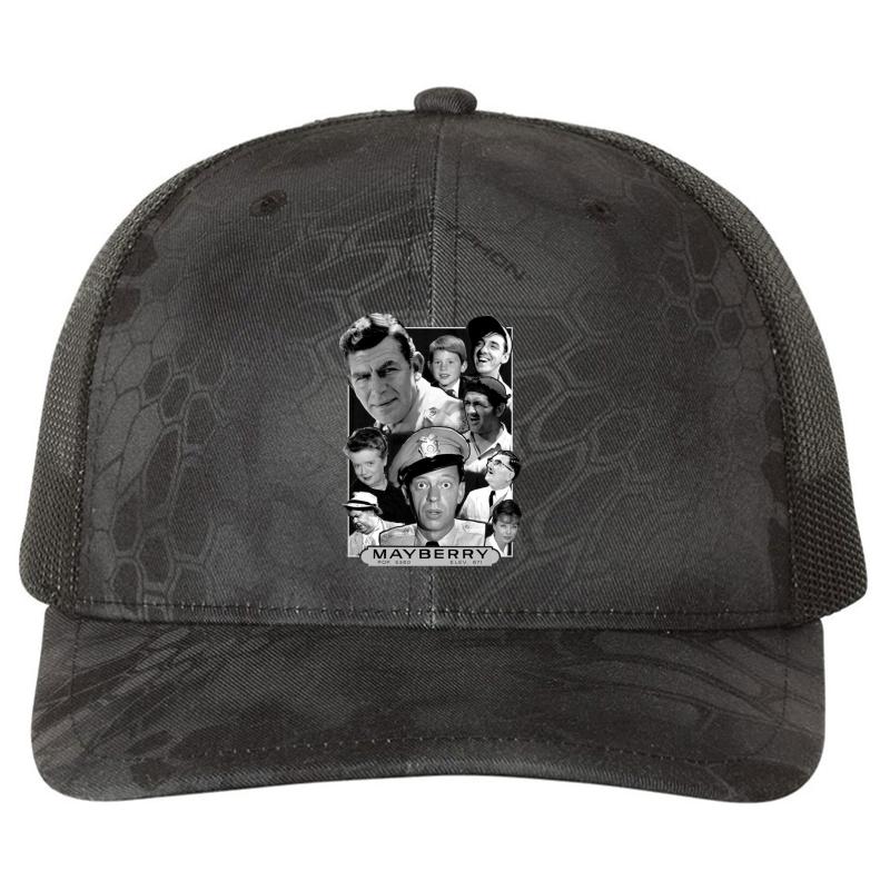 Andy Griffith Mayberry Richardson Premium Trucker Snapback Cap  Kryptek Typhon Black