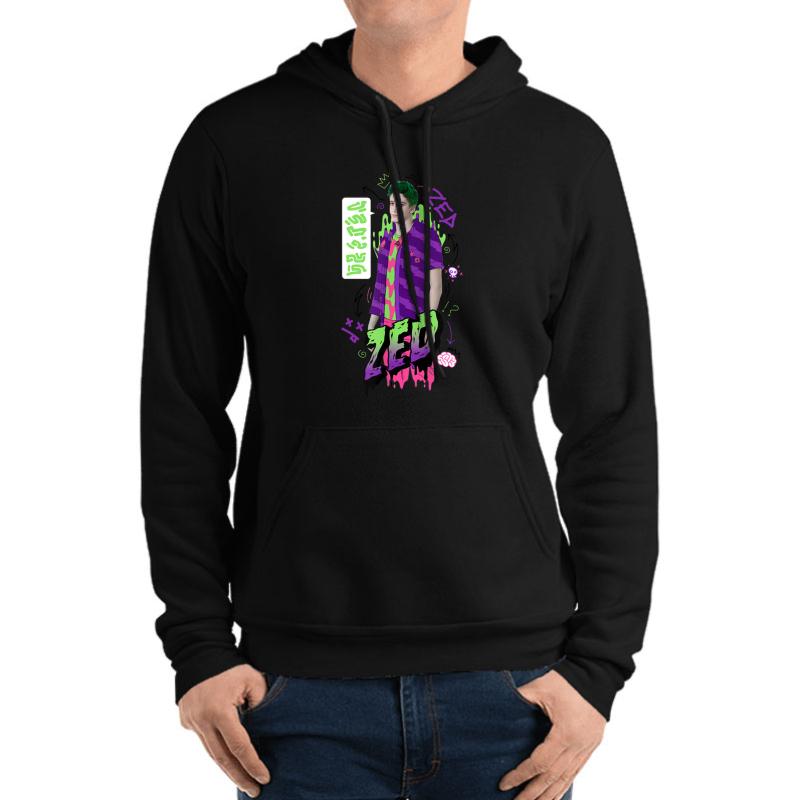 Zombies 2 Zombie Zed Unisex Hooded Sweatshirt Men Black