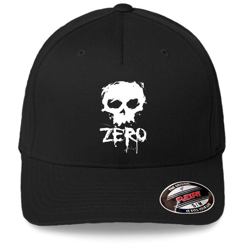 Zero Skateboards Flexfit Baseball Cap  Black