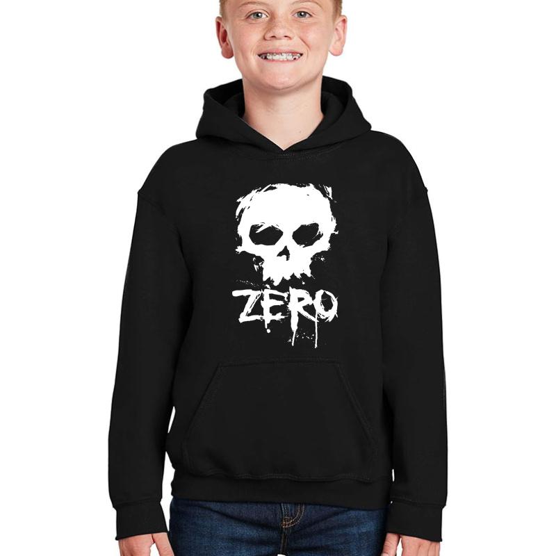 Zero Skateboards Youth Hooded Sweatshirt Boy Black