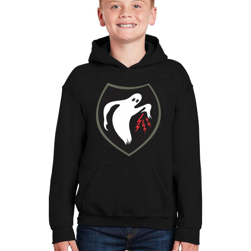 23Rd Headquarters Special Troops - Ghost Army - Clean Style Youth Hooded Sweatshirt Boy Black