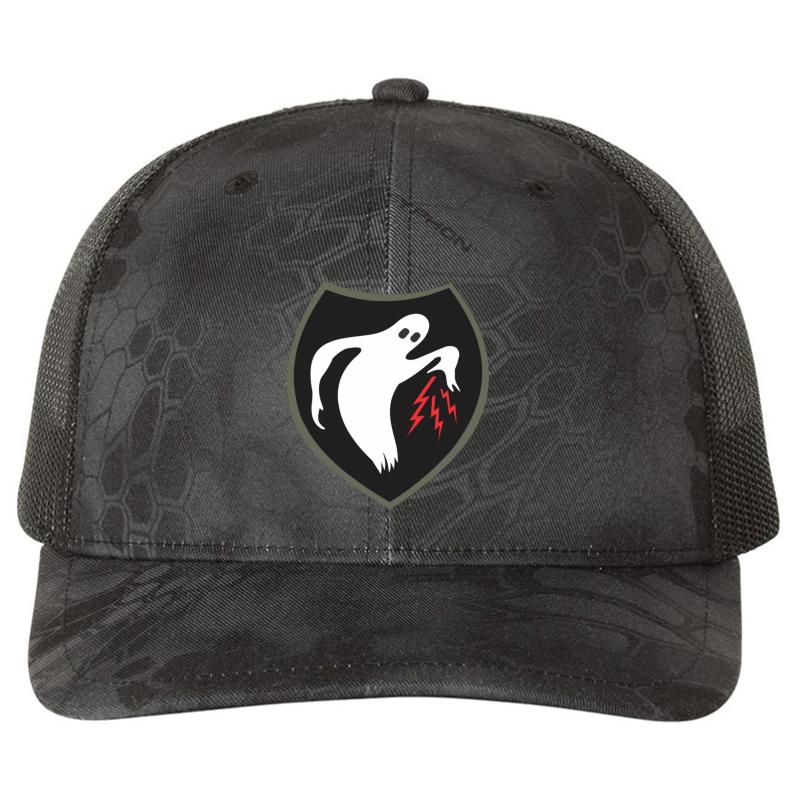 23Rd Headquarters Special Troops - Ghost Army - Clean Style Richardson Premium Trucker Snapback Cap  Kryptek Typhon Black