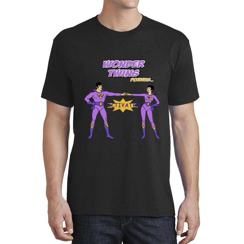 Wonder Twins Activate Unisex T-Shirt Men Black