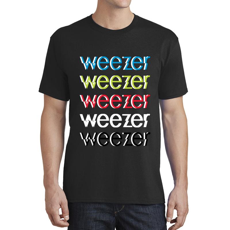 W For The Weezers Unisex T-Shirt Men Black