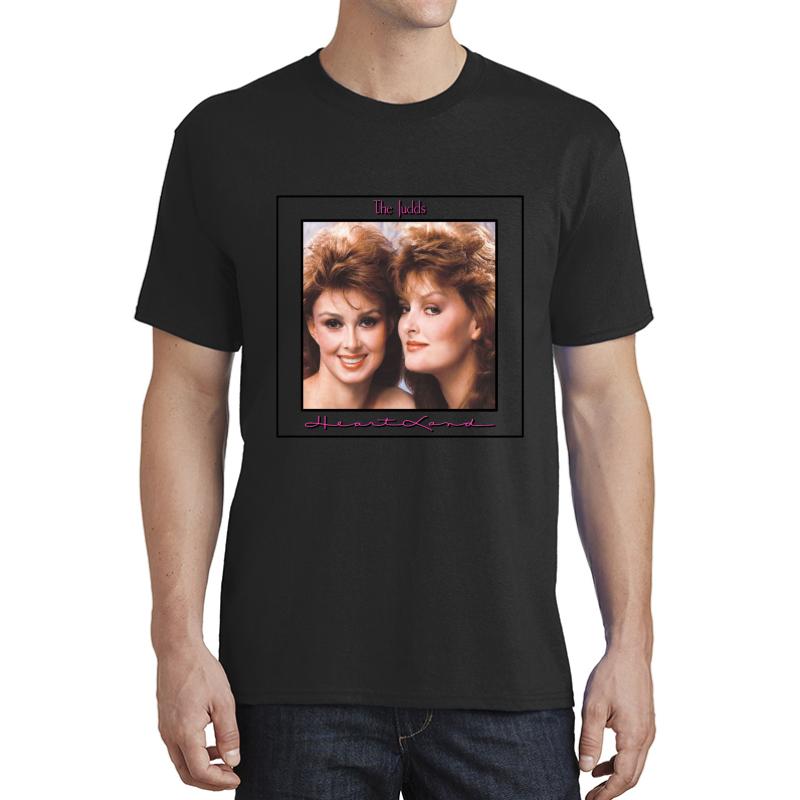 1987 The Judds Vintage Naomi + Wynonna Judd Heartland Tour _87 Classic Paper Thin + Super Soft 80_S Country Music Duo Concert Unisex T-Shirt Men Black