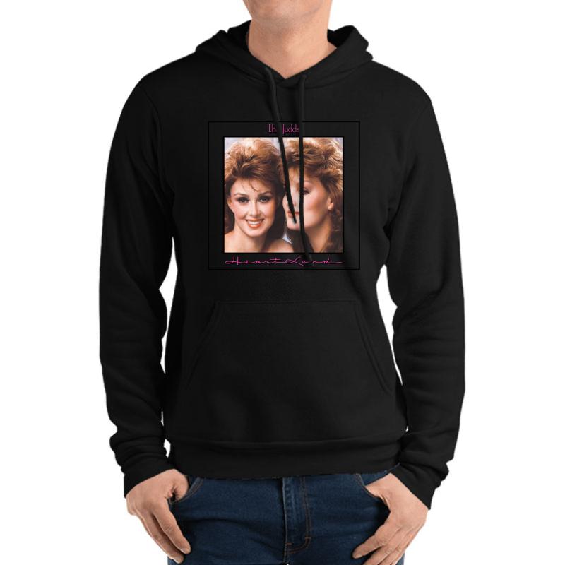 1987 The Judds Vintage Naomi + Wynonna Judd Heartland Tour _87 Classic Paper Thin + Super Soft 80_S Country Music Duo Concert Unisex Hooded Sweatshirt Men Black