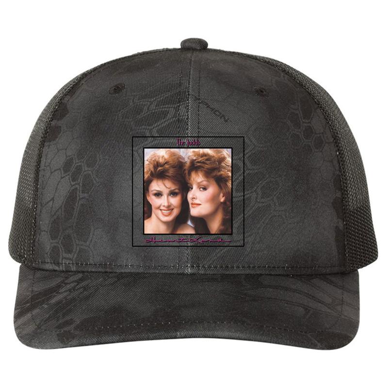 1987 The Judds Vintage Naomi + Wynonna Judd Heartland Tour _87 Classic Paper Thin + Super Soft 80_S Country Music Duo Concert Richardson Premium Trucker Snapback Cap  Kryptek Typhon Black