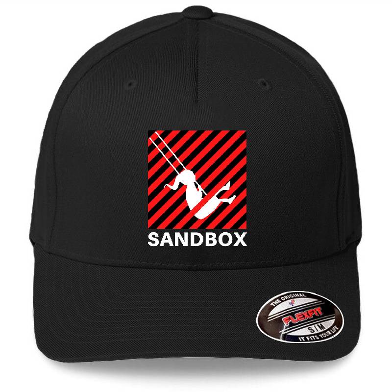 Start-Up - Sandbox Logo (Black Version) Premium Flat Bill Snapback Caps