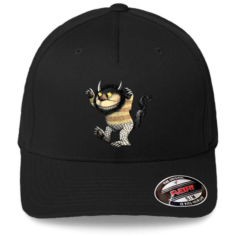 Where The Wild Things Are Carol Flexfit Baseball Cap  Black