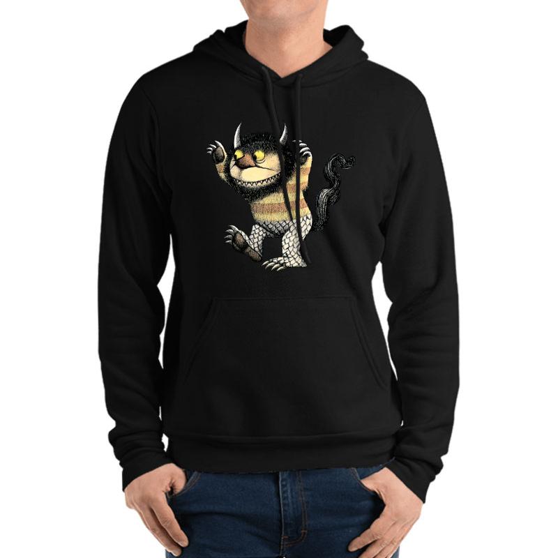 Where The Wild Things Are Carol Unisex Hooded Sweatshirt Men Black