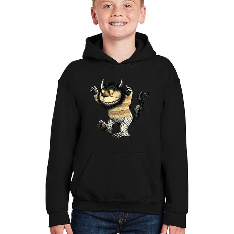 Where The Wild Things Are Carol Youth Hooded Sweatshirt Boy Black