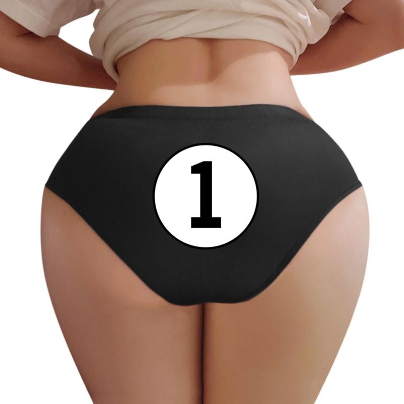 1. 1St. First. Number One. One. Number 1. Racing. Numero Uno. British Racing Green. Win. Winner. Women Underwear Panties Women Black