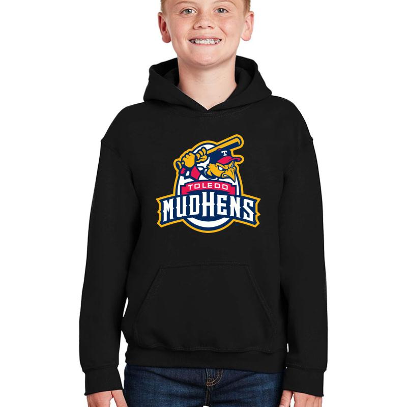 Toledo Mud Hens Youth Hooded Sweatshirt Boy Black