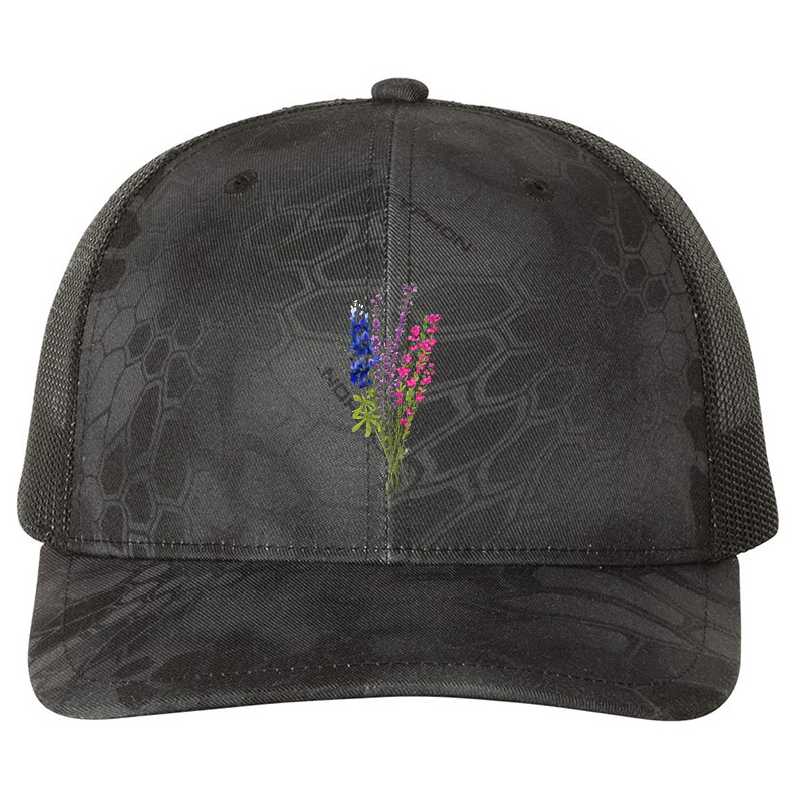 subtle bi pride flowers Unisex T-shirts