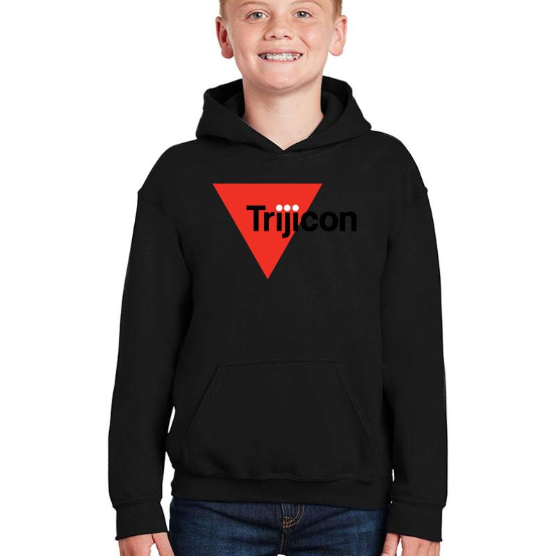 Trijicon Logo Youth Hooded Sweatshirt Boy Black