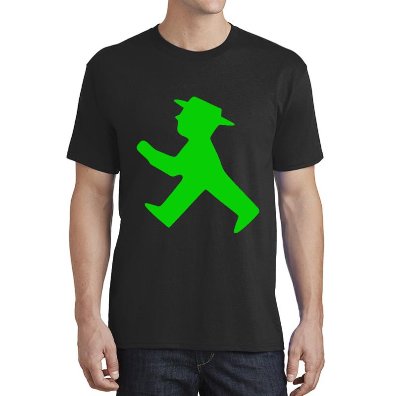 Ampelmann Green Unisex T-Shirt Men Black