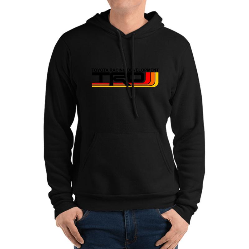 Toyota Trd Retro Heritage Style Unisex Hooded Sweatshirt Men Black