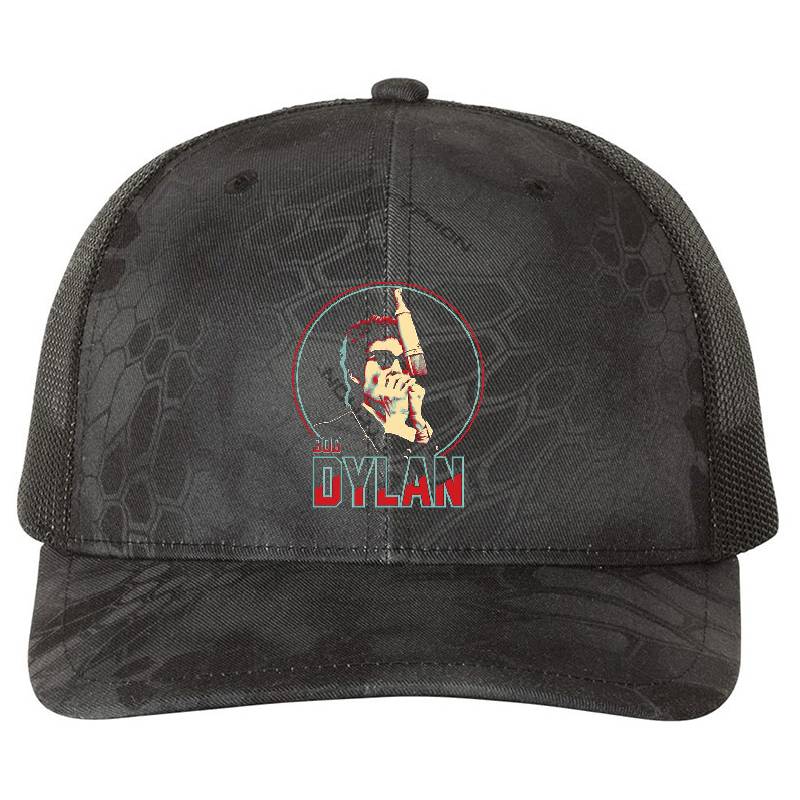 Bob_Retro_Vintage_Pop_Art Dylan Premium Flat Bill Snapback Caps