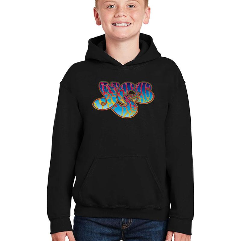 Yes Band Youth Hooded Sweatshirt Boy Black