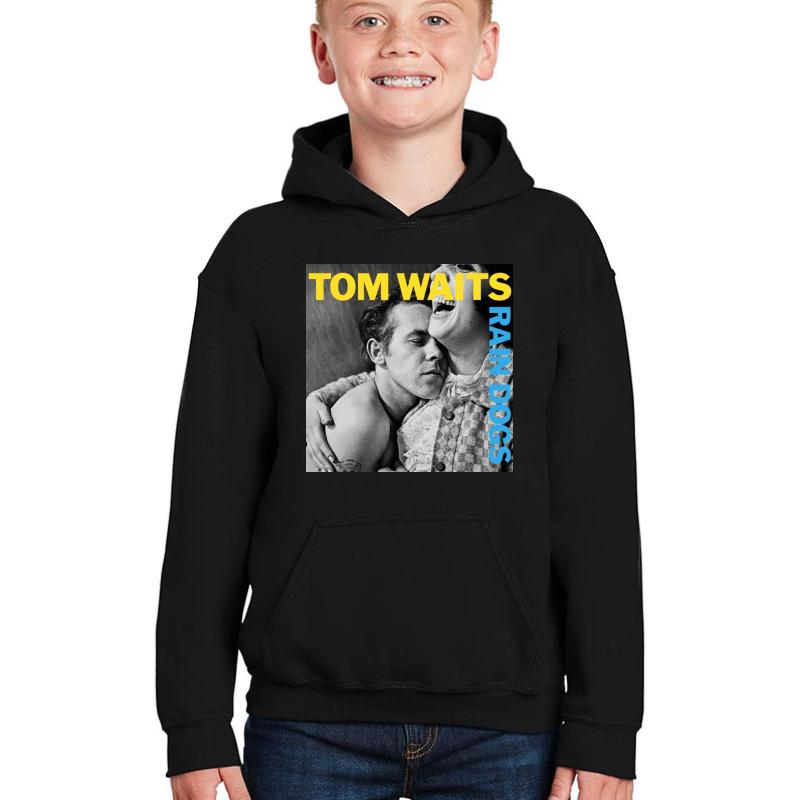 Tom Waits - Rain Dogs Youth Hooded Sweatshirt Boy Black