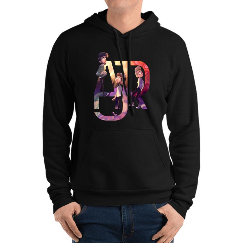 Ajr The Click Galaxy Gifts Fans For Men And Women Gift Christmas Day Unisex Hooded Sweatshirt Men Black