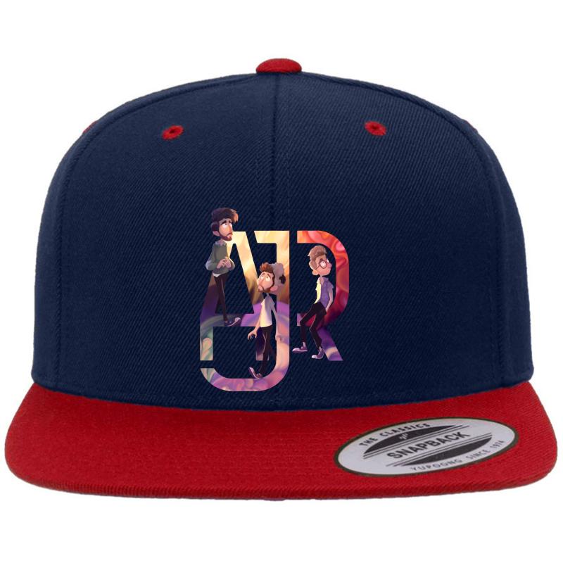 Ajr The Click Galaxy Gifts Fans For Men And Women Gift Christmas Day Premium Flat Bill Snapback Cap  Navy