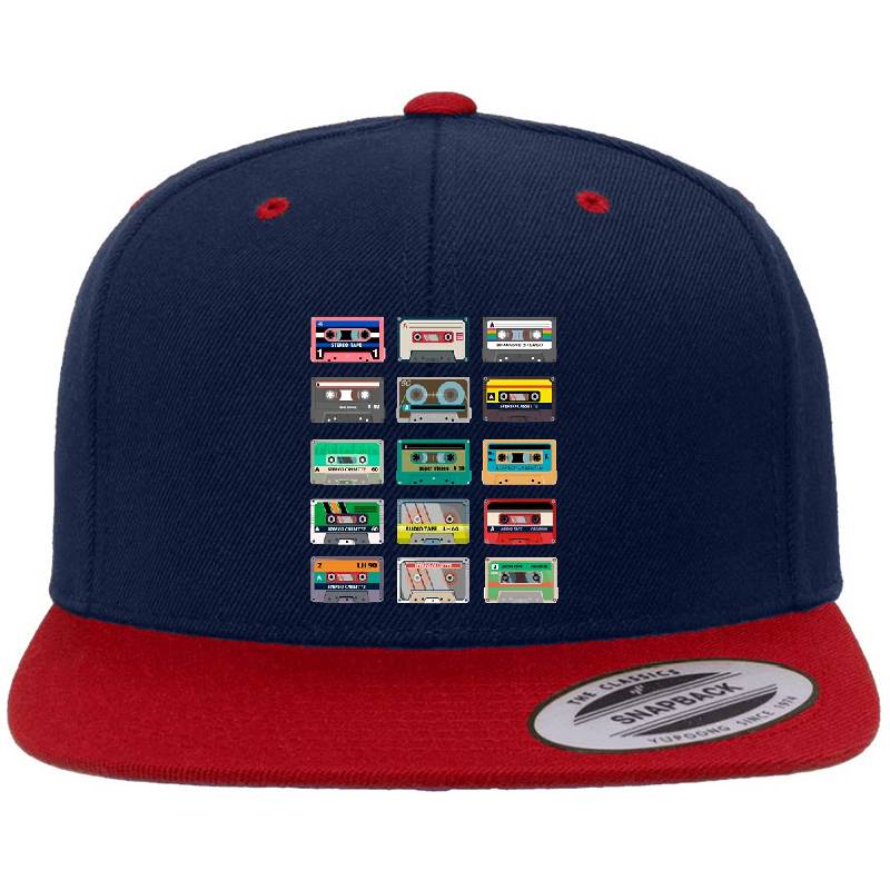 VINTAGE CASSETTE RETRO Richardson Premium Trucker Snapback Caps