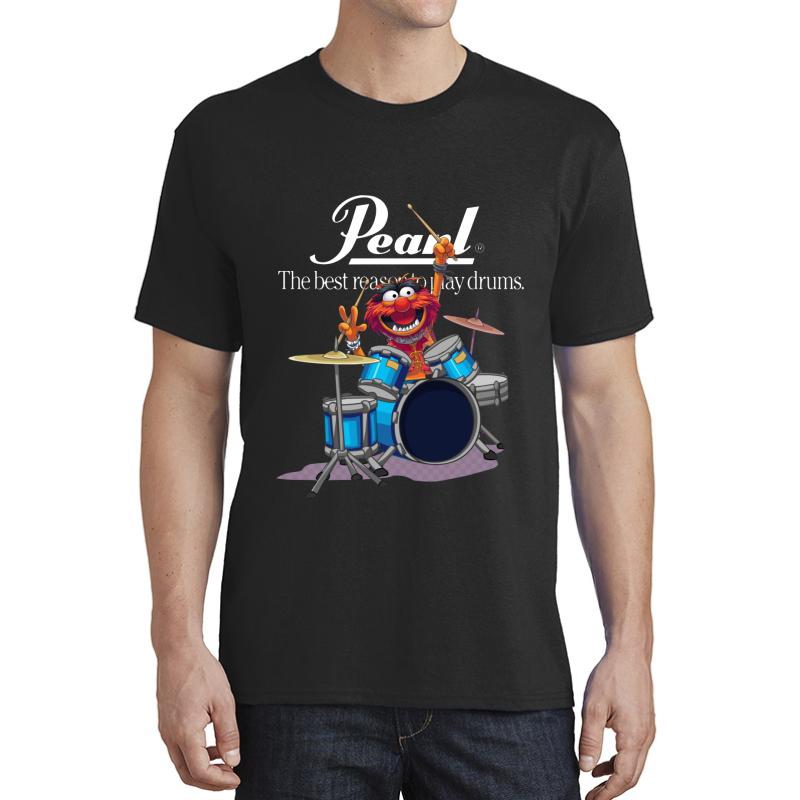 Animal Drummer The Muppets Show Unisex T-Shirt Men Black