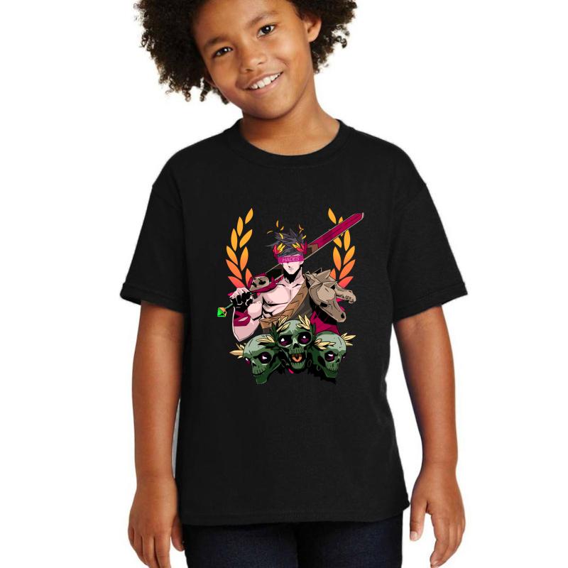 Zagreus Hades Supreme Youth T-Shirt Boy Black