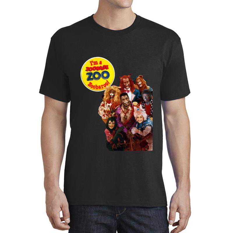 Zoobilee Zoo Zoobaroo 80S Retro Throwback Tribute Unisex T-Shirt Men Black