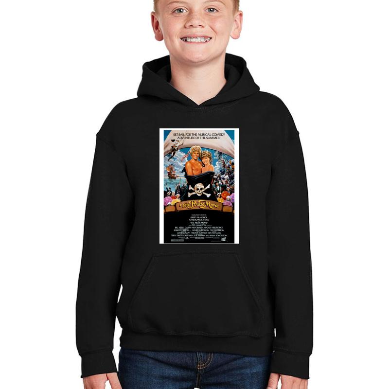 The Pirate Movie 1982  Youth Hooded Sweatshirt Boy Black