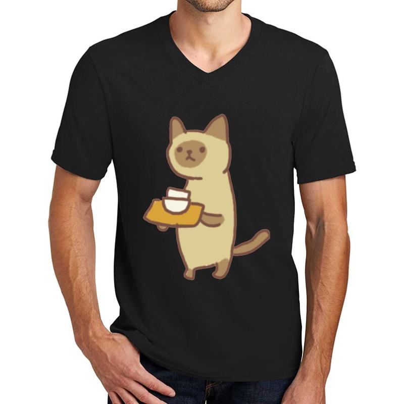 Animal Restaurant - Timmy The Server Unisex V-Neck T-Shirt Men Black