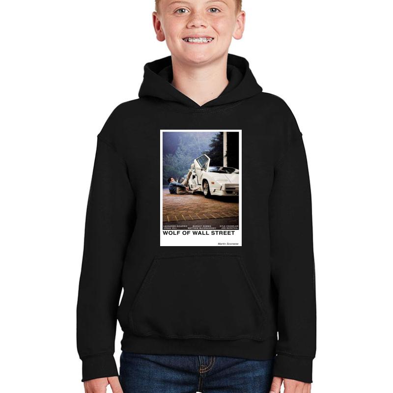 Wolf Of Wall Street Youth Hooded Sweatshirt Boy Black