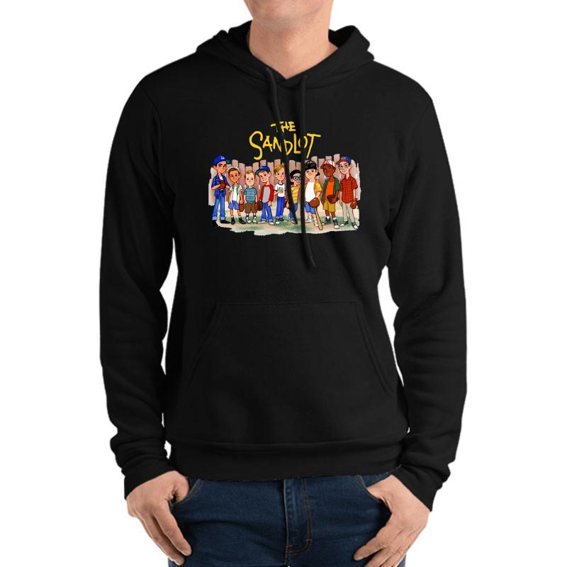 The Sandlot Unisex Hooded Sweatshirt Men Black