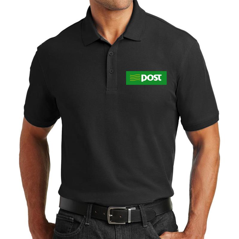 An Post Ireland Mail Logo Unisex Polo Jersey Sport Shirt Men Black