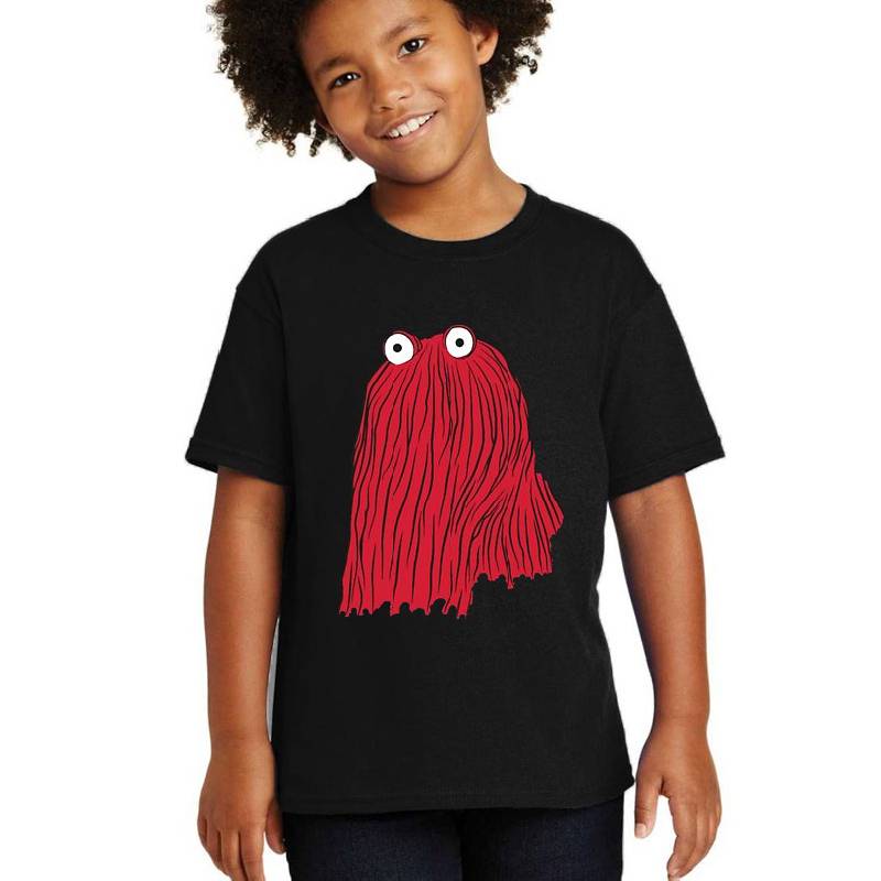 DON'T HUG ME I'M SCARED RED GUY Youth Hooded Sweatshirts