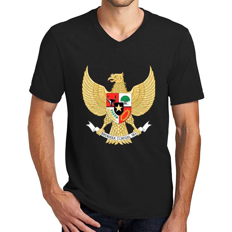 National emblem of Indonesia Unisex Polo Jersey Sport Shirts