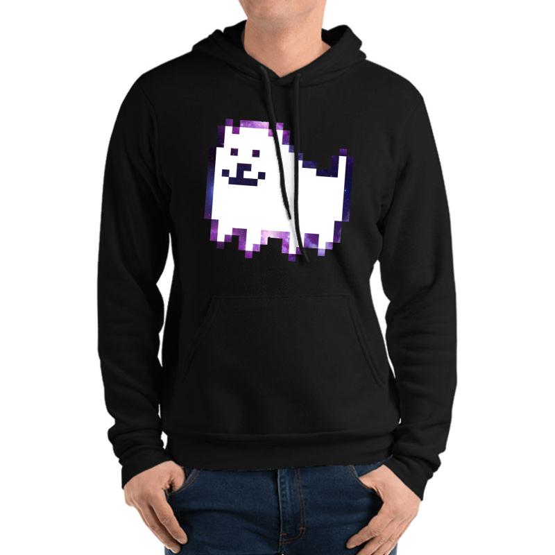 Undertale Annoying Dog Galaxy Unisex Hooded Sweatshirt Men Black