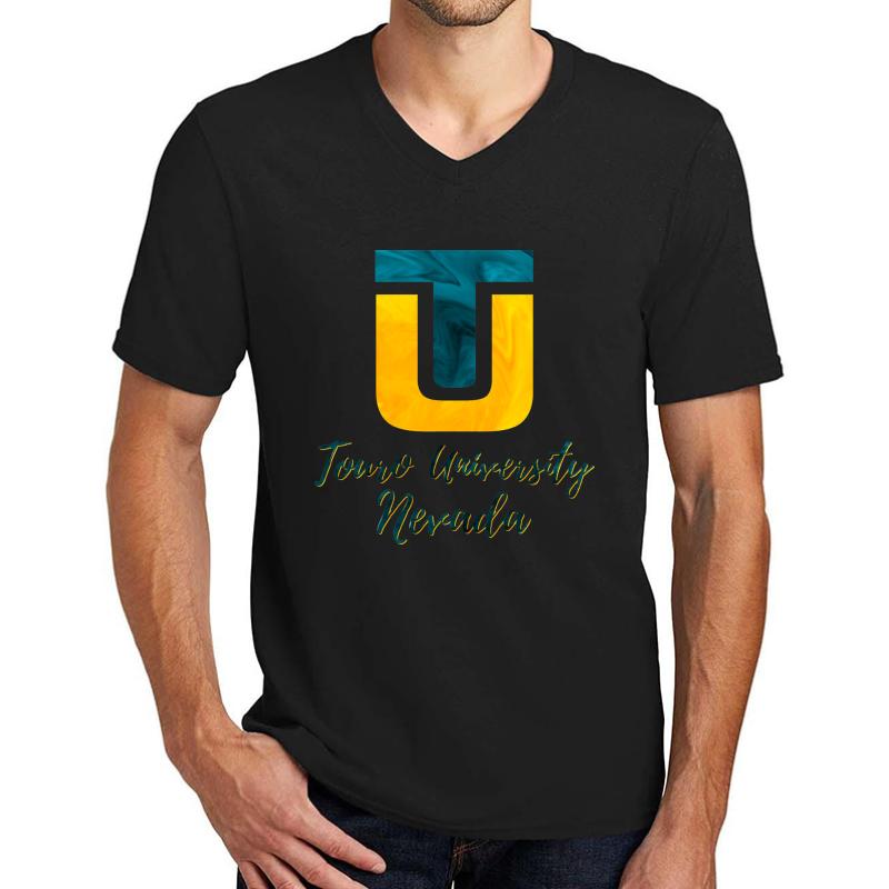 Touro University Nevada 2  Unisex V-Neck T-Shirt Men Black