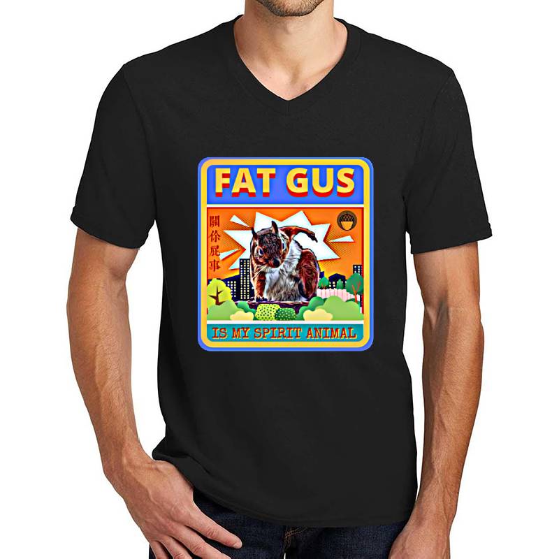 Fat Gus Is My Spirit Animal Unisex Polo Jersey Sport Shirts