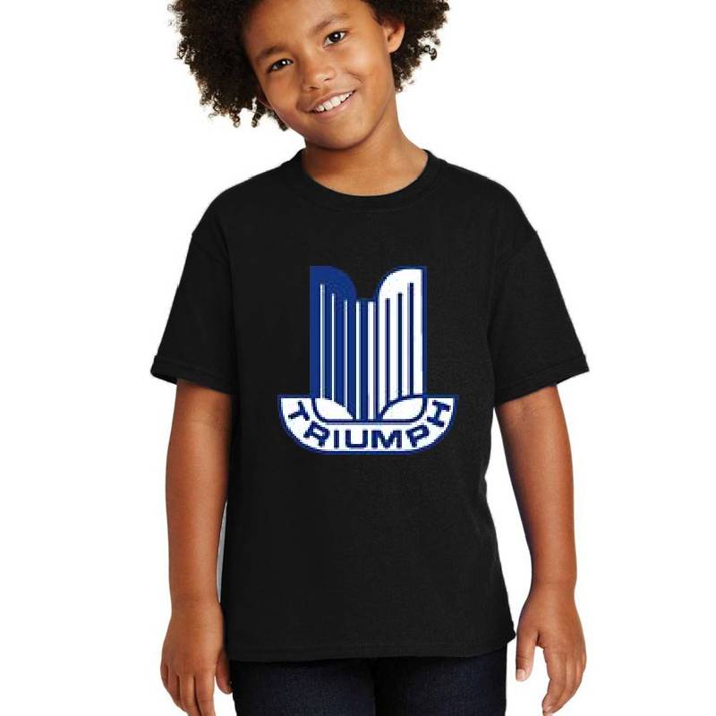 Blue Triumph Logo Flexfit Baseball Caps