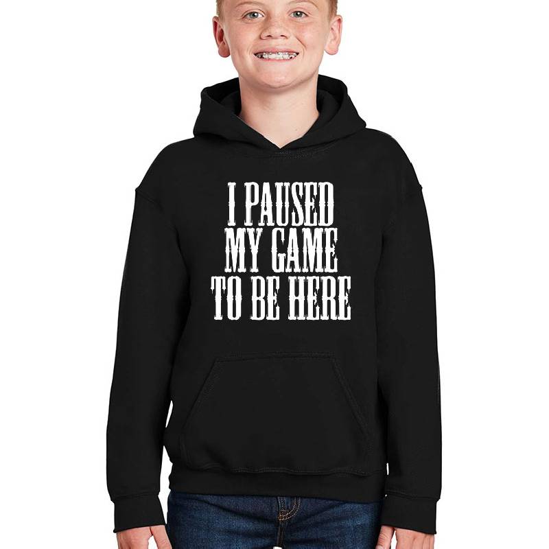 I Paused My Game to Be Here | Funny Video Gamer Humor Joke  Unisex T-shirts