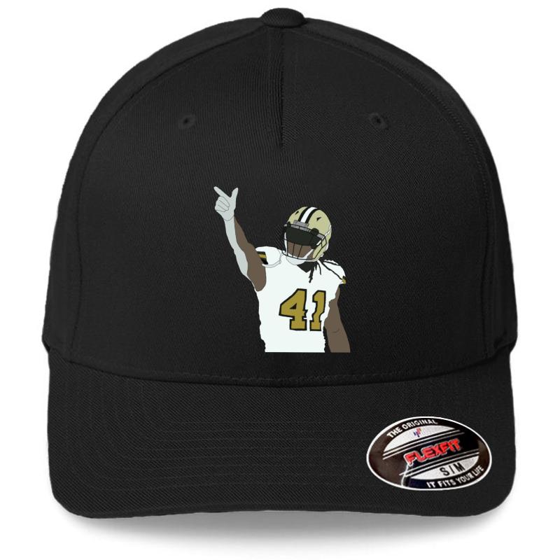 Alvin Kamara Flexfit Baseball Cap  Black